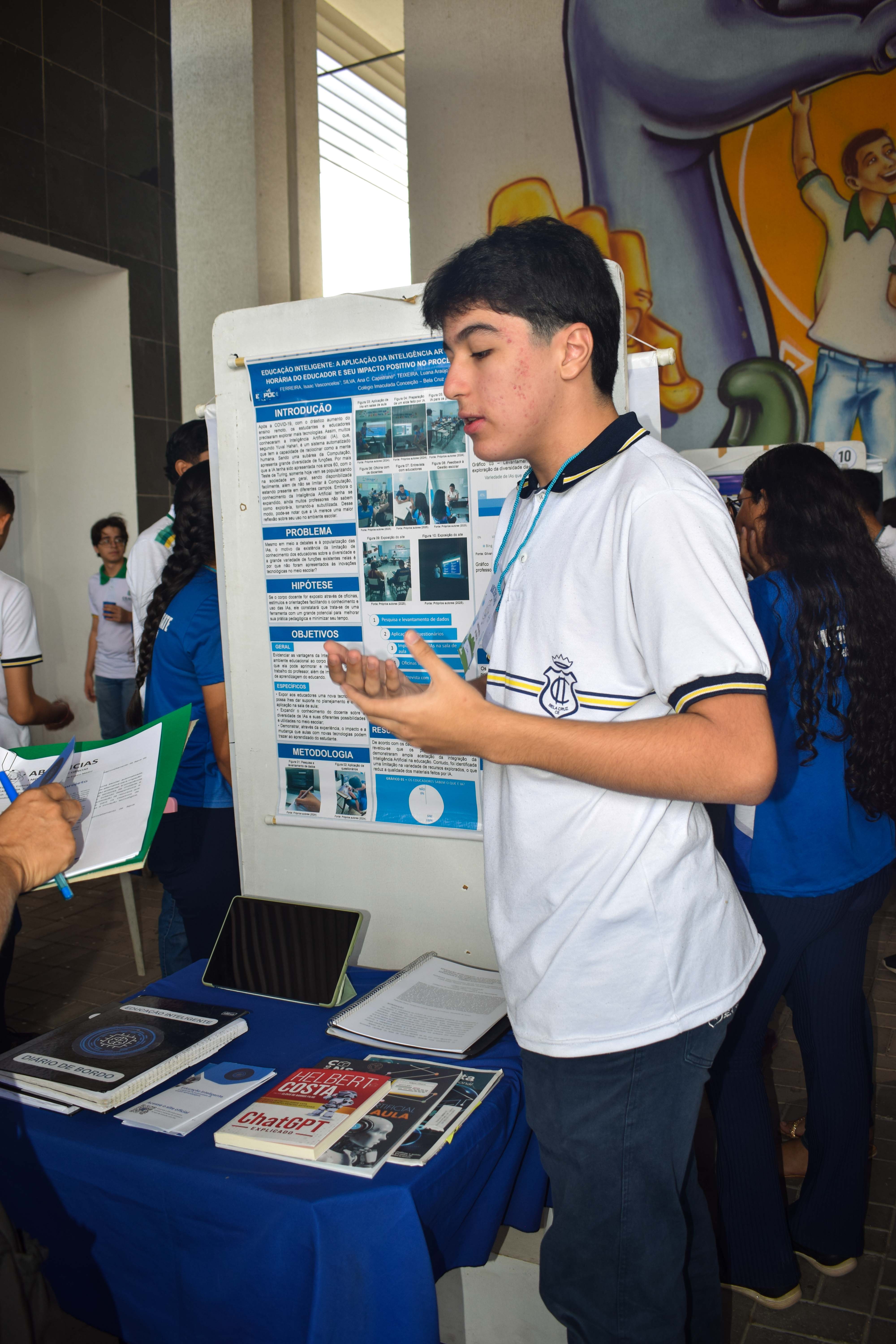 Exposição dos trabalhos da ABCiências 2025