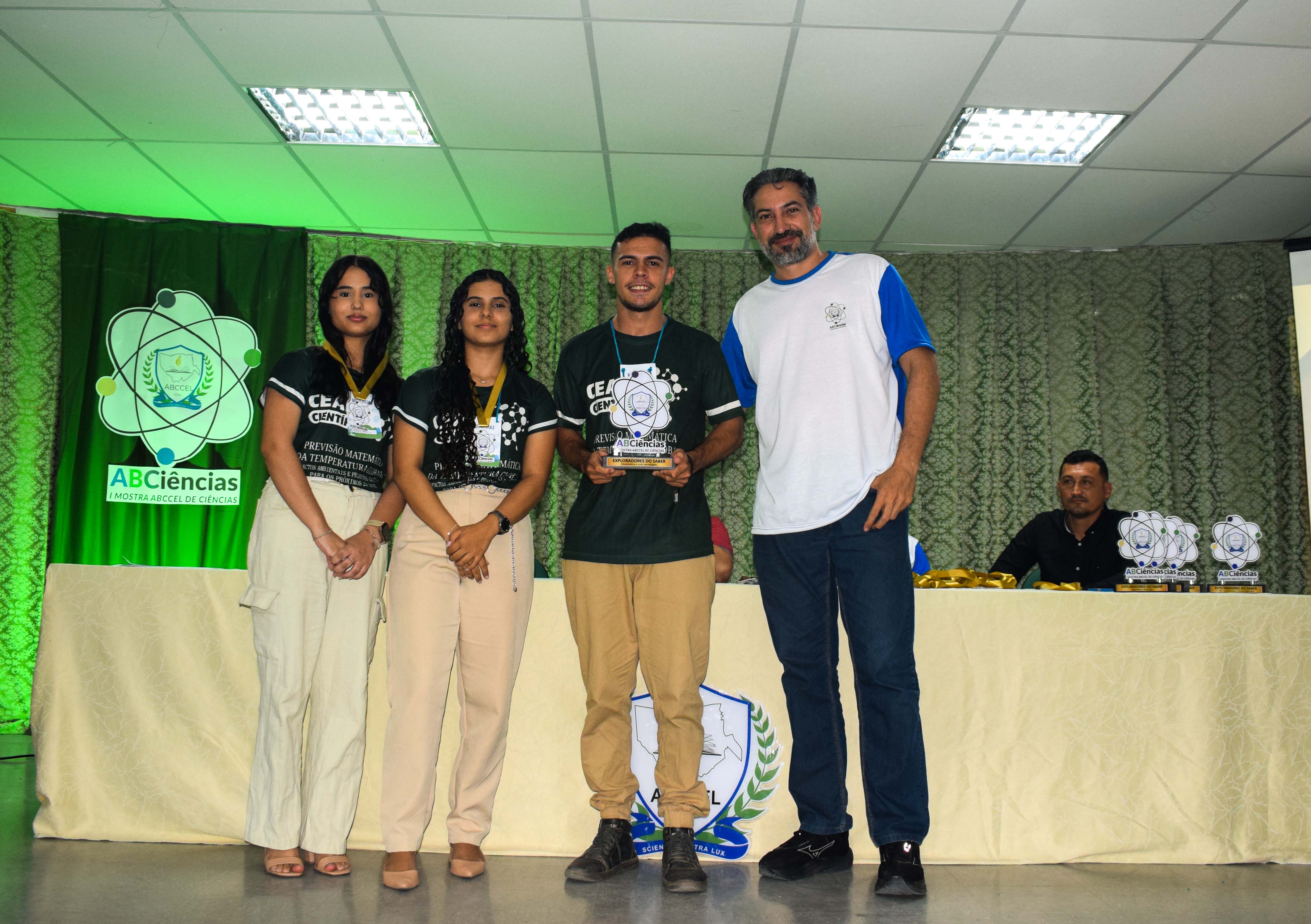 Cerimônia de premiação da ABCiências 2025